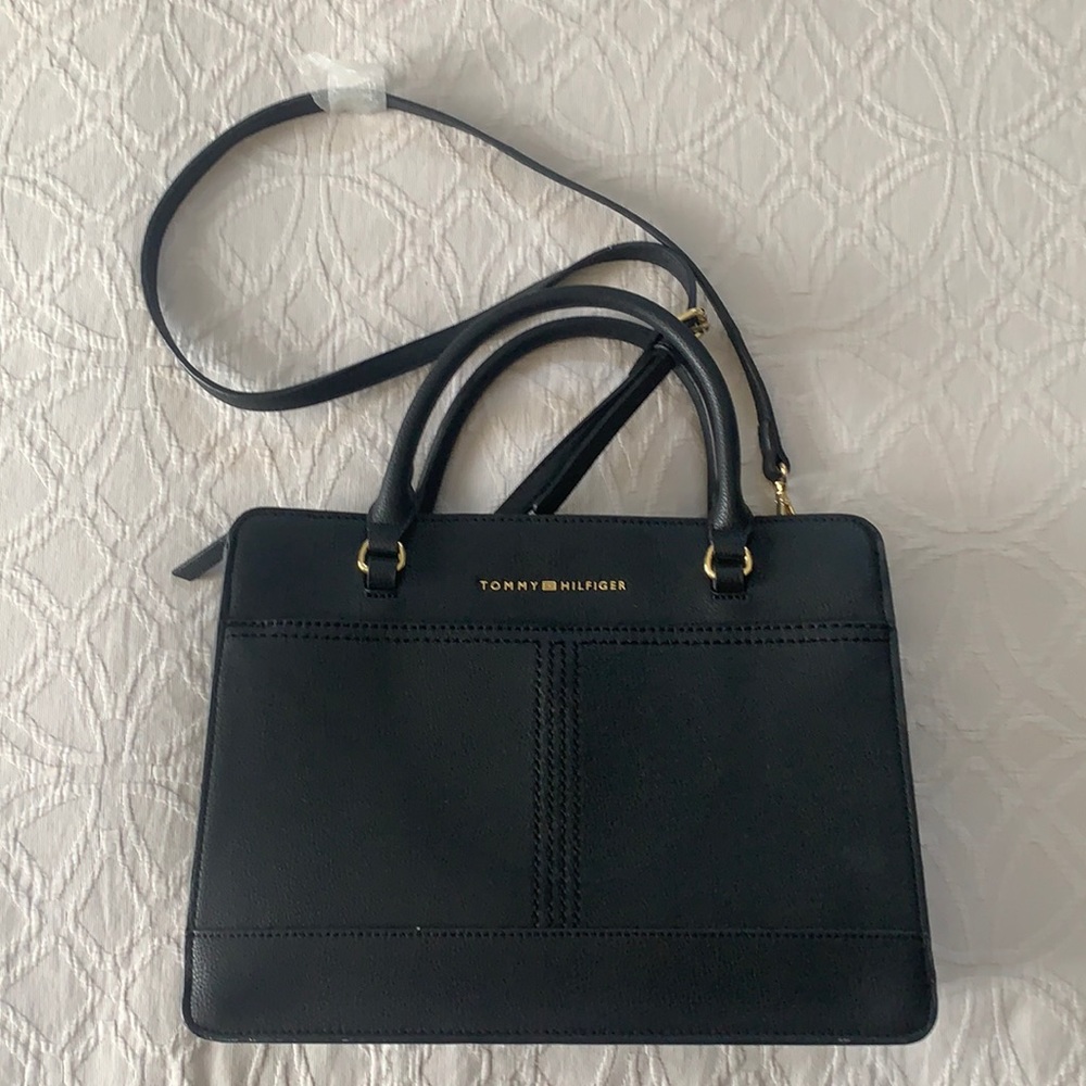 Tommy Hilfiger Leather Handbag Purse NWT